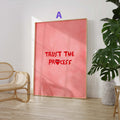 Trust The Process Poster · Geschenkidee · Minimalistisches Motivational Style Design · Urban Kunst · Moderne Wanddeko · Print ohne Rahmen